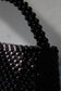 Black Bead Bag