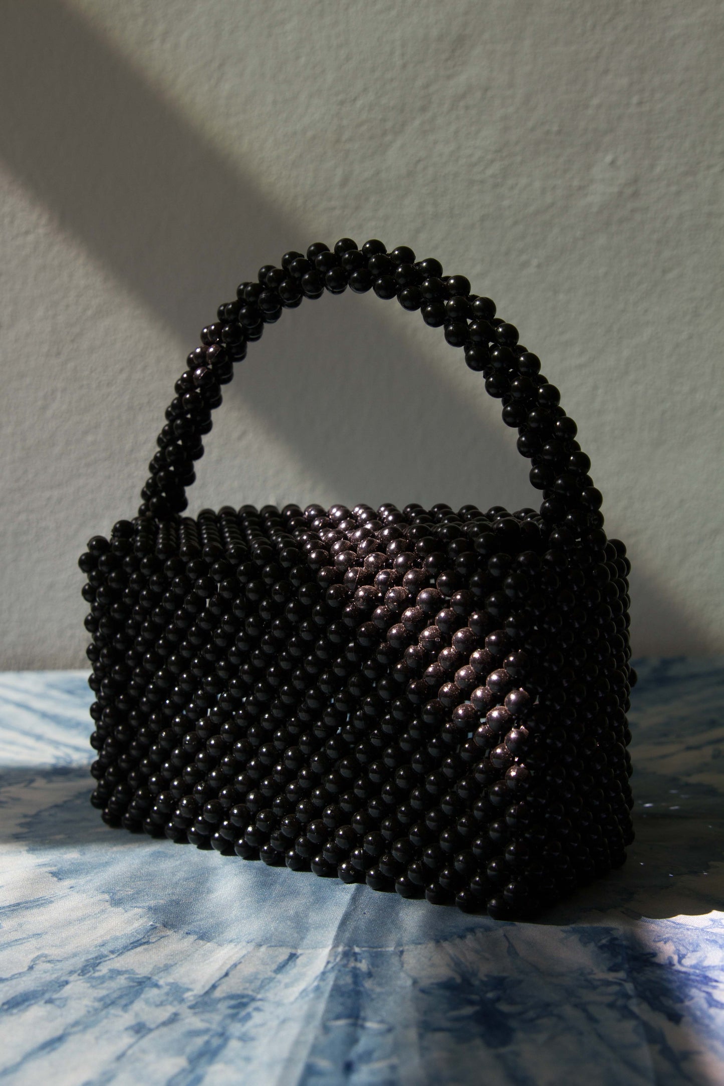 Black Bead Bag