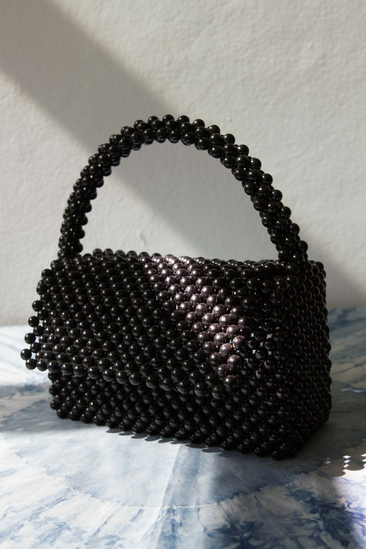 Black Bead Bag