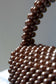 Brown Bead Bag