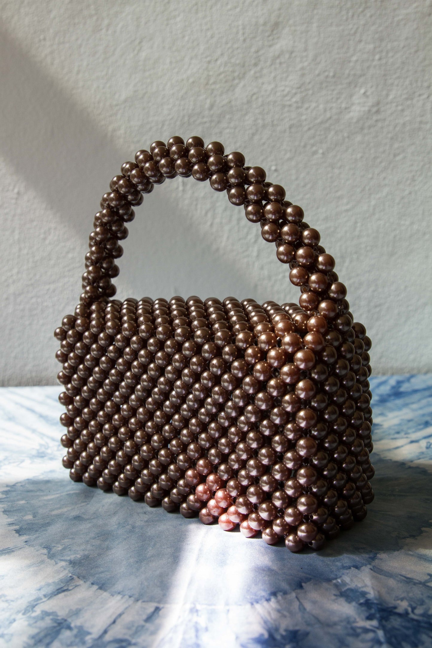 Brown Bead Bag